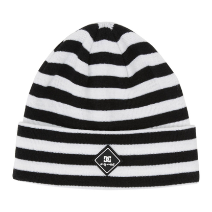 DC AW LABEL BEANIE BLACK / WHITE UNI