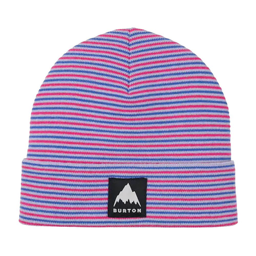 BURTON RECYCLED STRIPE BEANIE KID FUCHSIA FUSION/AMPARO BLUE/SUPERNOVA UNI