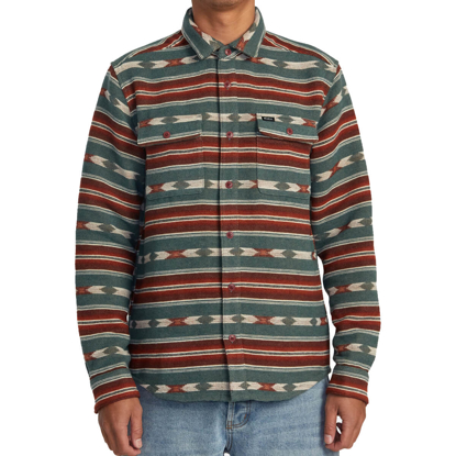 RVCA RVCA BLANKET LS TEAL L
