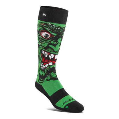 32 SANTA CRUZ SOCK GREEN S/M