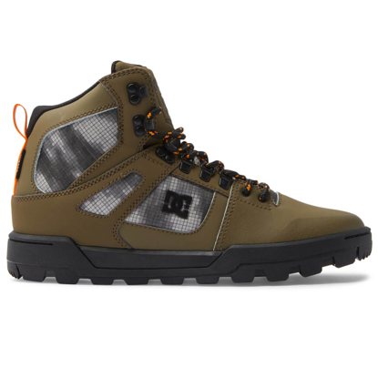 DC PURE HIGH-TOP WR BOOT OLIVE/BLACK 46