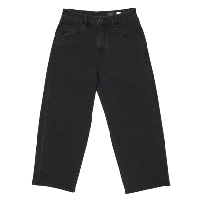 VOLCOM BILLOW DENIM PANTS BLACK OUT 28