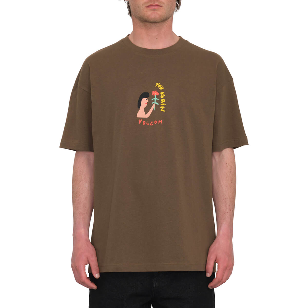 VOLCOM FA ARTHUR LONGO 1 LSE T-SHIRT DARK EARTH M