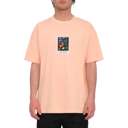 VOLCOM FA ARTHUR LONGO 3 LSE T-SHIRT SALMON S