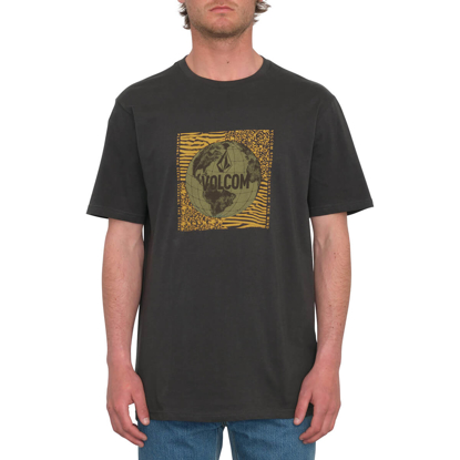 VOLCOM EARTHTRIPPIN FTY T-SHIRT STEALTH S