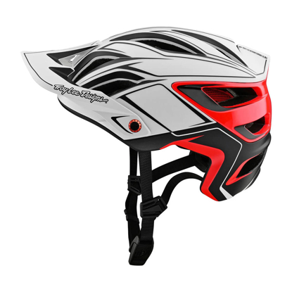 TROY LEE DESIGNS A3 HELMET PIN WHITE / RED M/L
