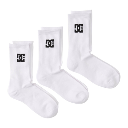 DC SPP DC CREW 3PK SNOW WHITE UNI