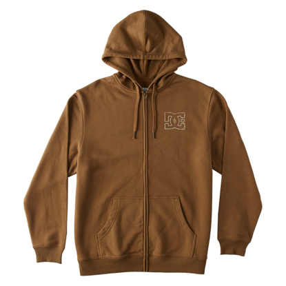 DC DC ZIG ZAG ZIP HOODIE OTTER S