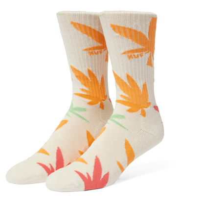 HUF ABSTRACT PLANTLIFE SOCK NATURAL UNI