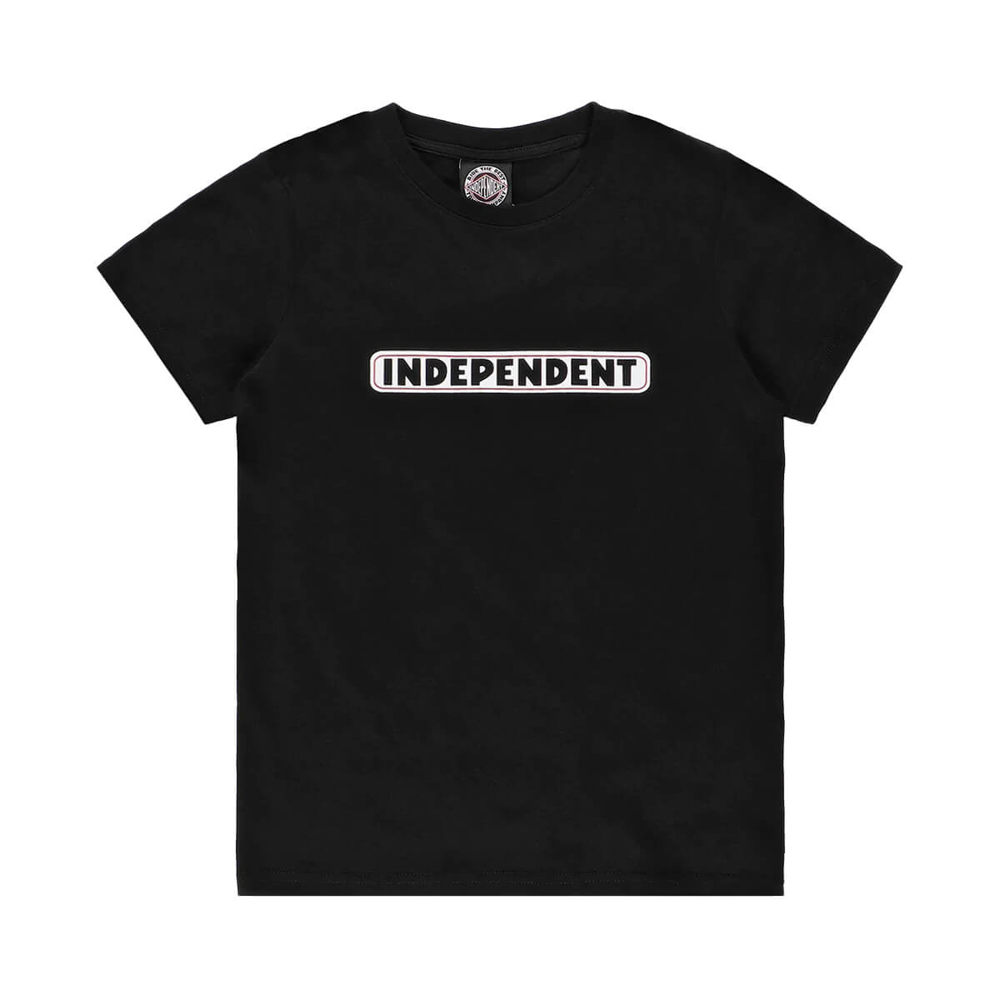 INDEPENDENT YOUTH BAR LOGO T-SHIRT BLACK 8-10