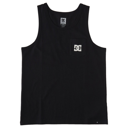 DC DC STAR POCKET TANK TOP BLACK L