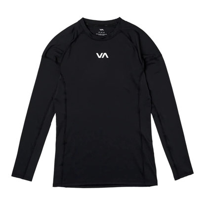 RVCA SPORT RASHGUARD LS BLACK L