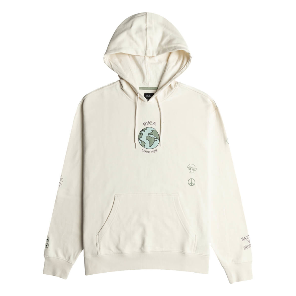 RVCA LOVE HER HOODIE SALT L