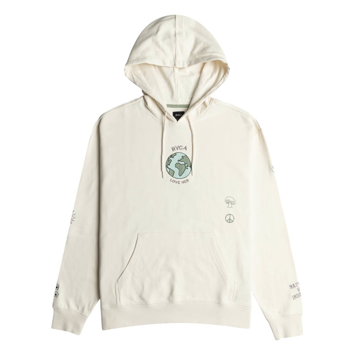 RVCA LOVE HER HOODIE SALT L