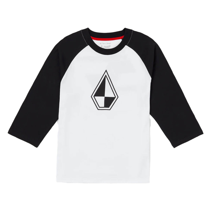 VOLCOM SCHROFF X VOLCOM 3/4 RAGLAN WHITE M