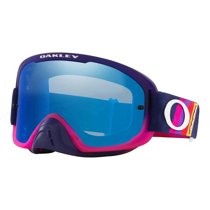 OAKLEY O-FRAME® 2.0 PRO MTB TROY LEE DESIGNS SERIES TLD NAVY STRIPES STRAP | BLACK ICE IRIDIUM LENSES UNI