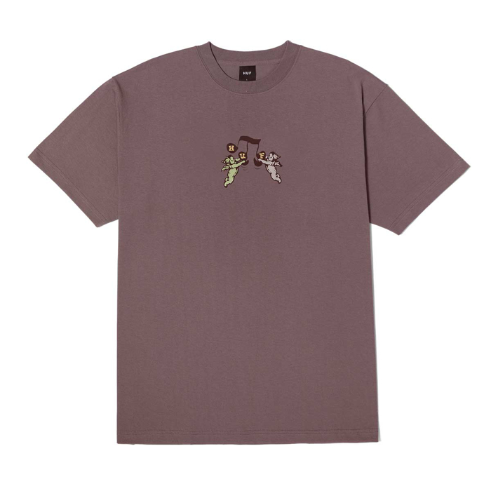 HUF SONG T-SHIRT LIGHT PLUM M