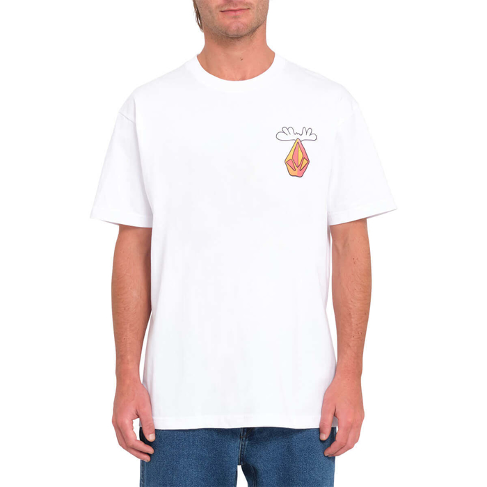 VOLCOM OLIVMOOSE T-SHIRT WHITE L