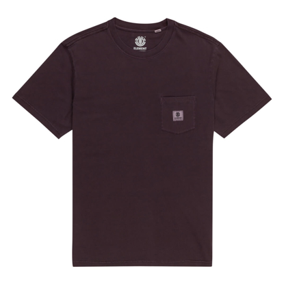 ELEMENT BASIC POCKET PIGMENT T-SHIRT PLUM PERFECT M