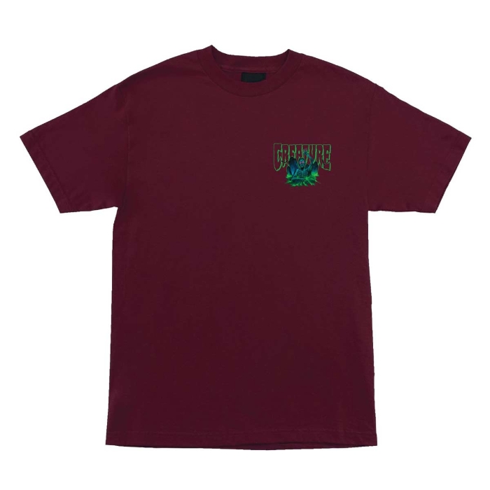CREATURE HELLBOUND HEAVYWEIGHT T-SHIRT MAROON XL