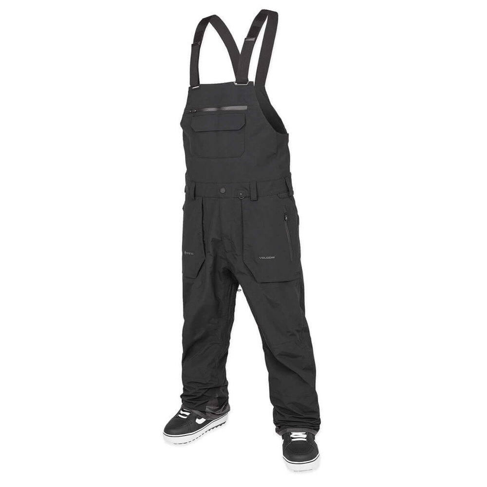 VOLCOM RAIN GORE-TEX BIB OVERALL BLACK XL