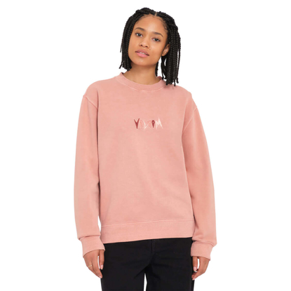 VOLCOM SPIKSTONE CREW MAUVE ROSE M