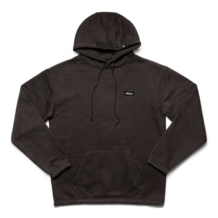 FALLEN GRUNGE HOODIE PULLOVER ASPHALT/BLACK RELAX L