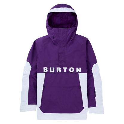 BURTON FROSTNER ANORAK IMPERIAL PURPLE / STOUT WHITE M