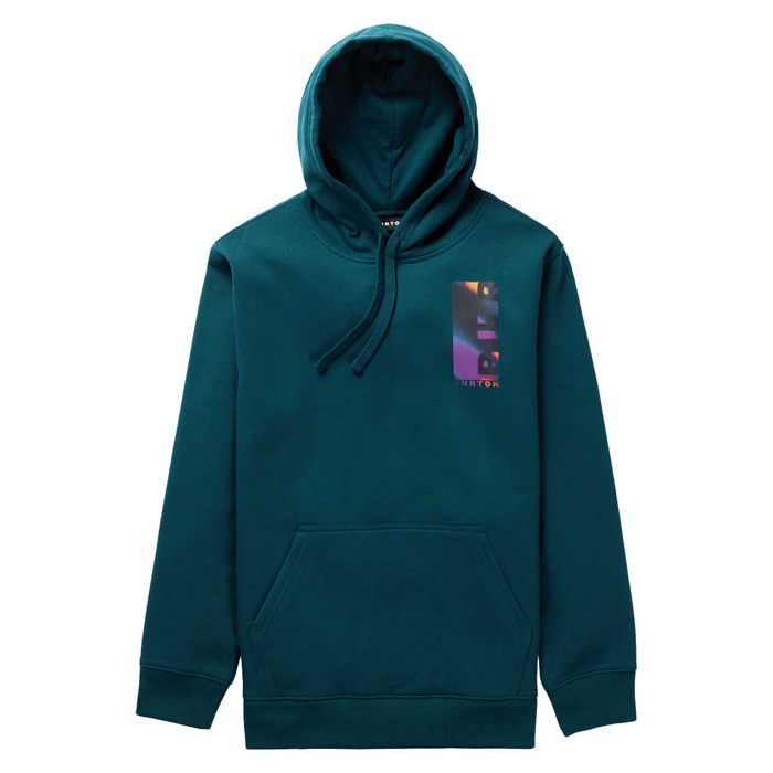 BURTON CUSTOM X PULLOVER HOODIE DEEP EMERALD M