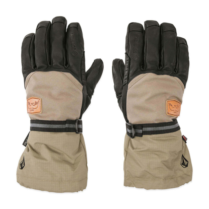 VOLCOM 91 GORE-TEX GLOVE CHESTNUT BROWN L