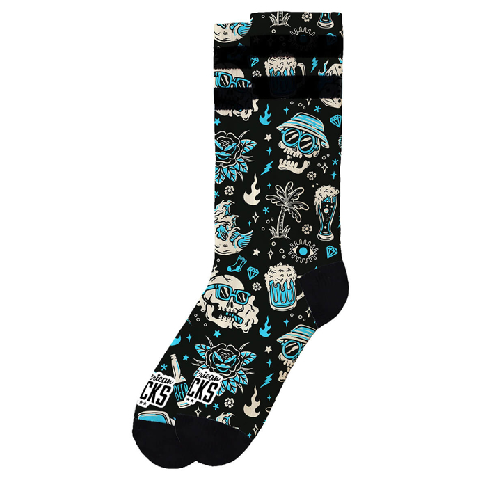 AMERICAN SOCKS DOPAMINE MID HIGH MULTI L/XL