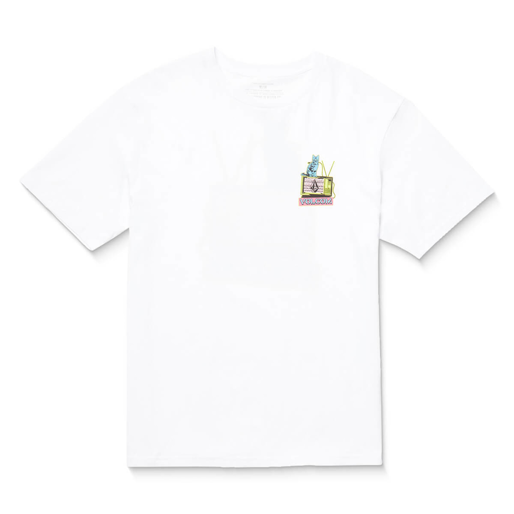 VOLCOM CATV T-SHIRT WHITE M