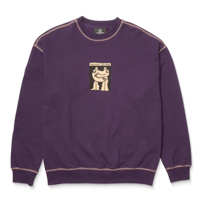 VOLCOM PODCOL CREW GRAPE ROYALE L