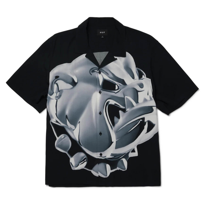 HUF BIG DAWG RESORT SHIRT BLACK XL