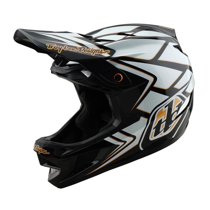 TROY LEE DESIGNS D4 COMPOSITE HELMET GHOSTWING WHITE L