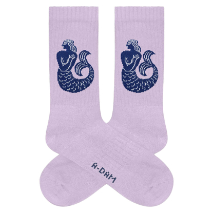ADAM LILAC MERMAID SOCKS ASSORTED 36 - 40