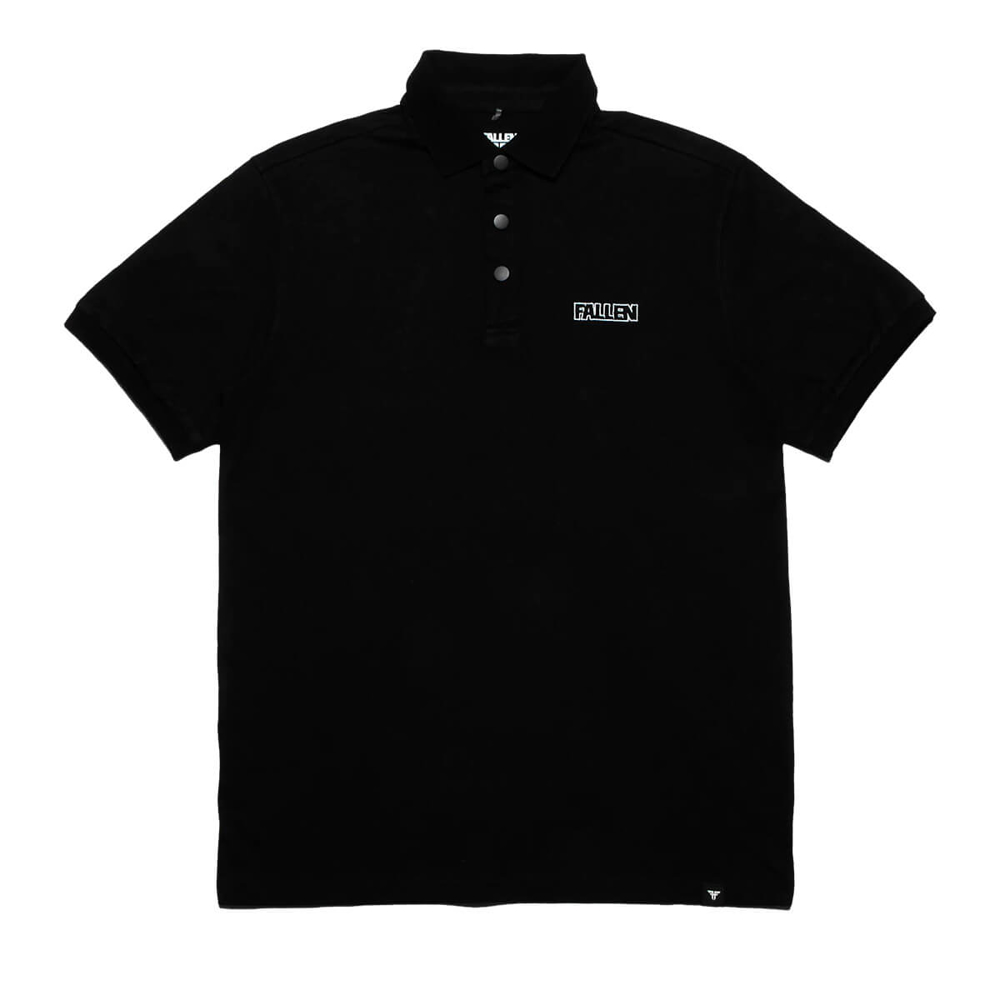 FALLEN POLO OVERSIZE T-SHIRT BLACK/WHITE L