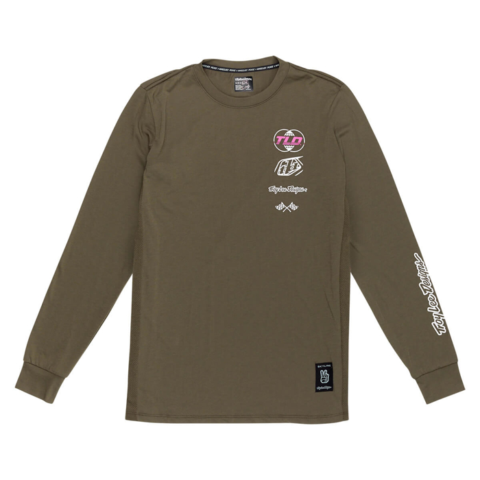 TROY LEE DESIGNS SKYLINE LONG SLEEVE RIDE TEE WORLDWIDE CAPER XL