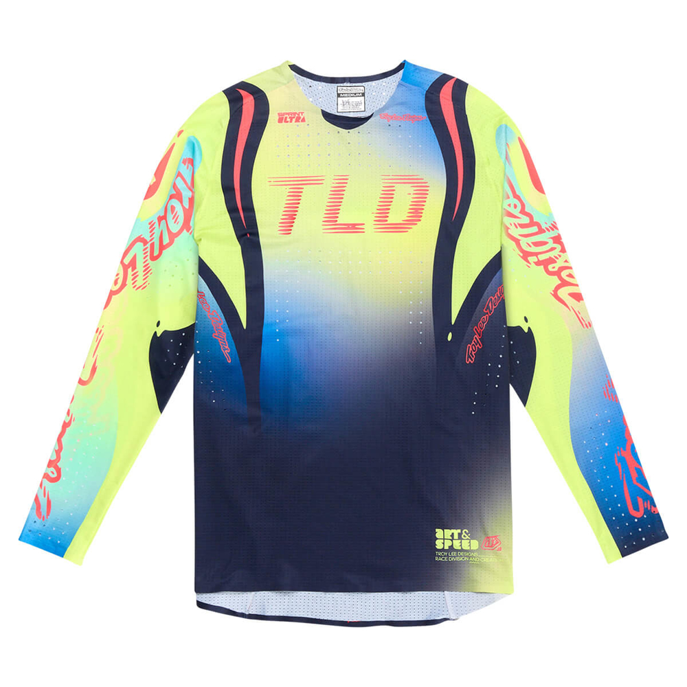 TROY LEE DESIGNS SPRINT ULTRA JERSEY DRIP GLO YELLOW M