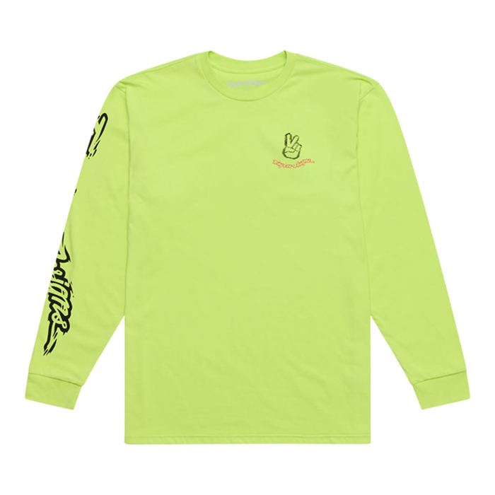 TROY LEE DESIGNS PEACE OUT LONG SLEEVE PEACE OUT GLO YELLOW XL