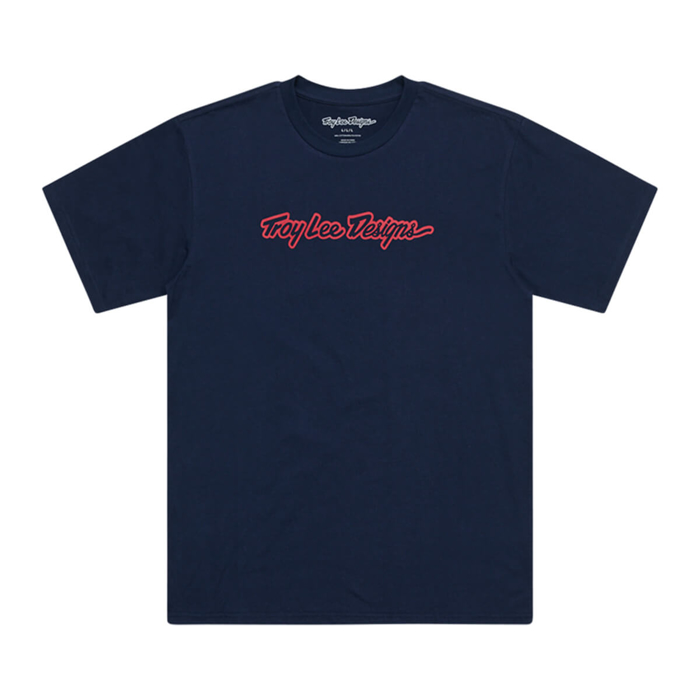 TROY LEE DESIGNS SIGNATURE T-SHIRT SIGNATURE NAVY S