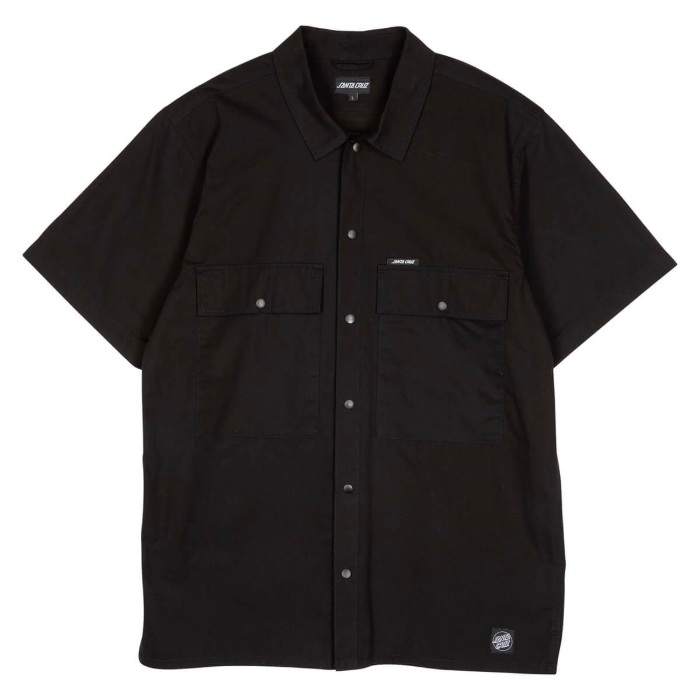 SANTA CRUZ SERVICE SHIRT BLACK L