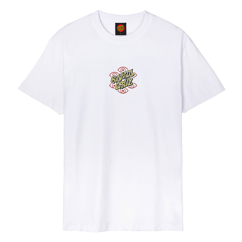 SANTA CRUZ SALBA EYES DOT T-SHIRT WHITE S