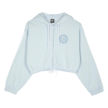 SANTA CRUZ CHECK OUTLINE RINGED DOT ZIP FRESH BLUE 8