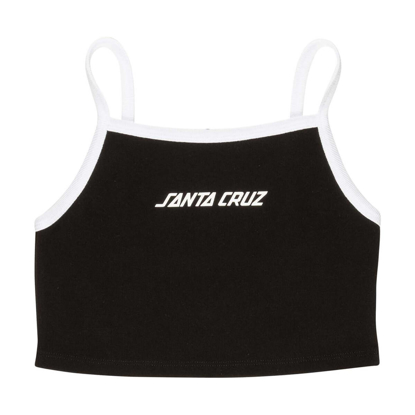 SANTA CRUZ STRIP CONTRAST VEST BLACK/WHITE 10