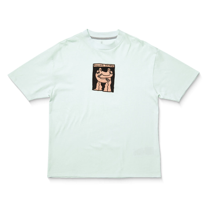 VOLCOM DOWNTOWN TEE CLOUD BLUE XS