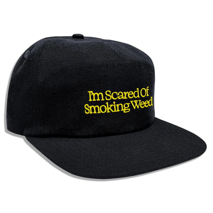 JACUZZI SCARED OF SMOKING WEED HAT BLACK UNI