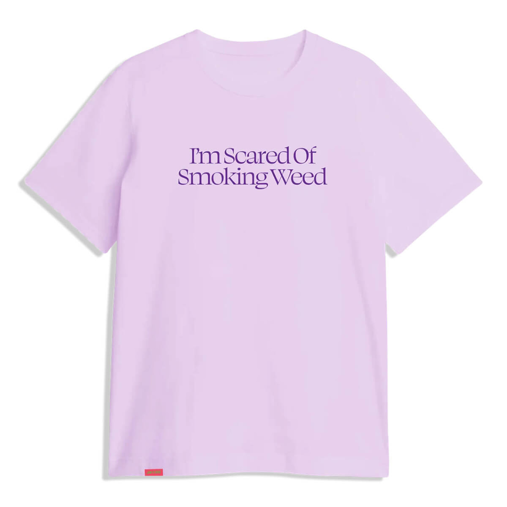 JACUZZI SCARED WEED S/S PREMIUM TEE LAVENDER S
