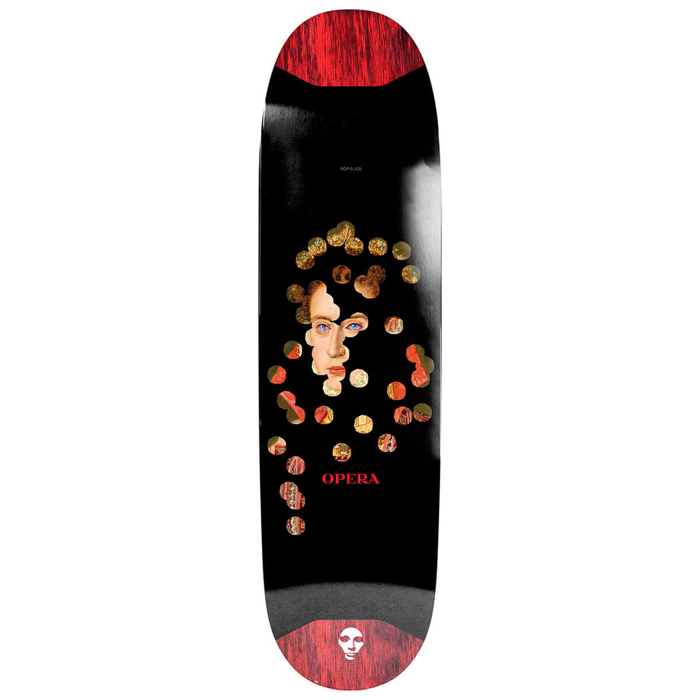 OPERA CONTROL 8.38" POP SLICK DECK BLACK/RED 8.38"
