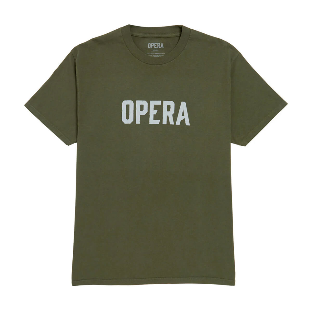 OPERA OPERA FONT PREMIUM T-SHIRT MILITARY GREEN M